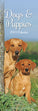 2024 Slimline Wall Calendars, Dogs & Puppies- 420x145mm