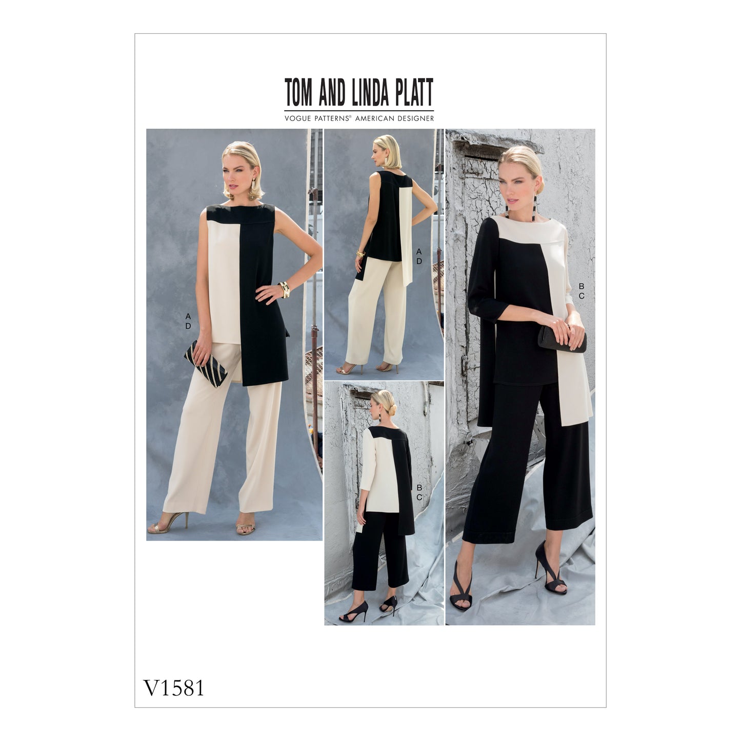 Voguepattern V1581 Misses' Tunic and Pants