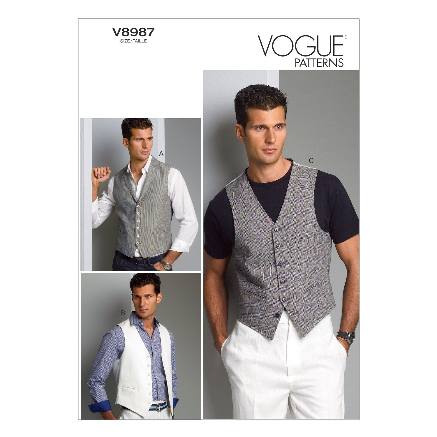 Vogue Pattern V8987 Men's Vest – Lincraft