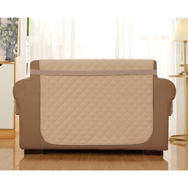 Formr Quilted Sofa Protector Charcoal Lincraft