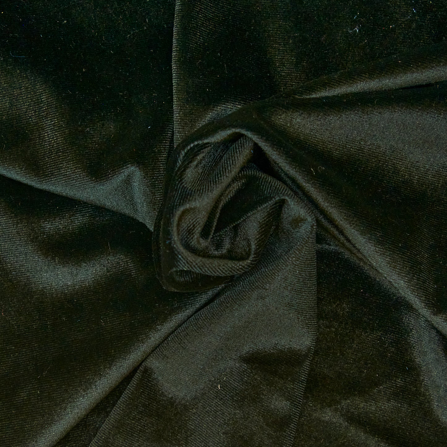 Stretch Velvet Fabric, Black