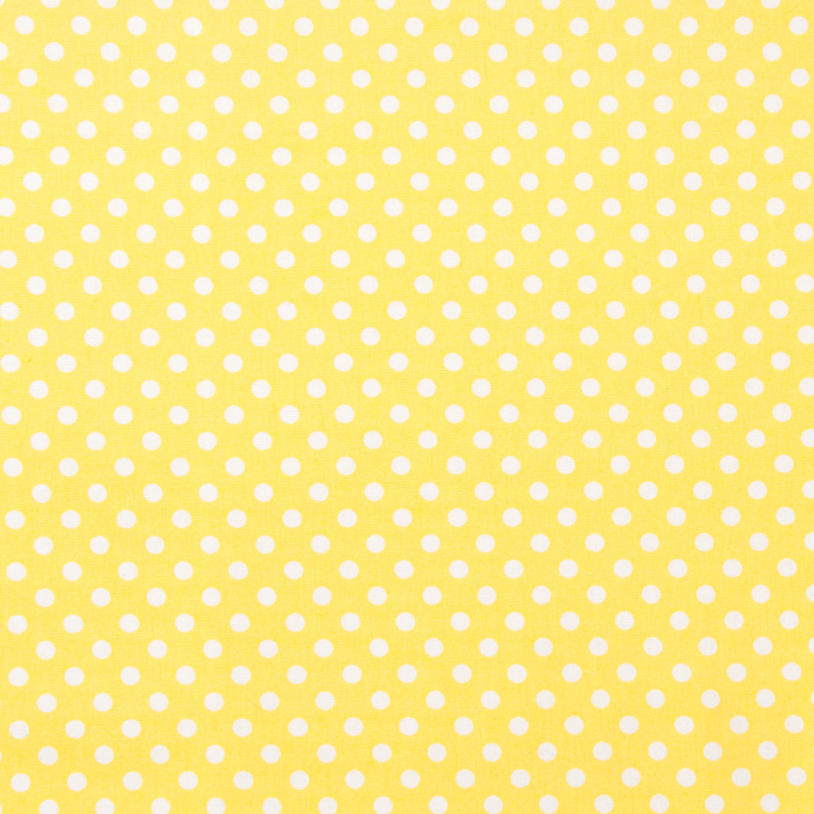 Spotmania Midspot Cotton Fabric, Gold & White- Width 114cm
