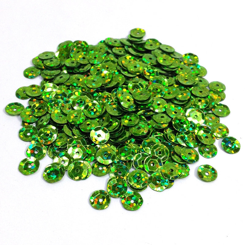 Arbee Sequins, Laser Lime Cup- 8mm – Lincraft