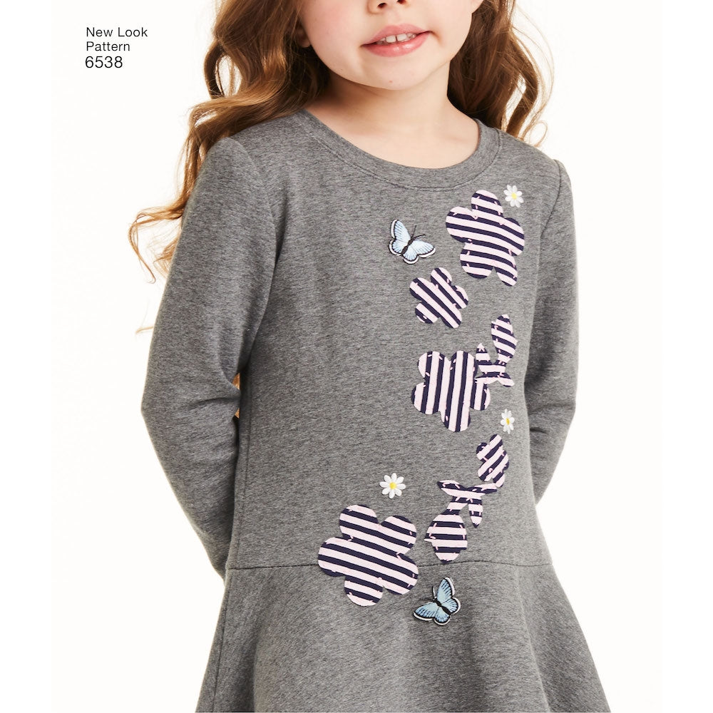 Newlook Pattern 6538 Child's Knit Leggings and Dresses – Lincraft