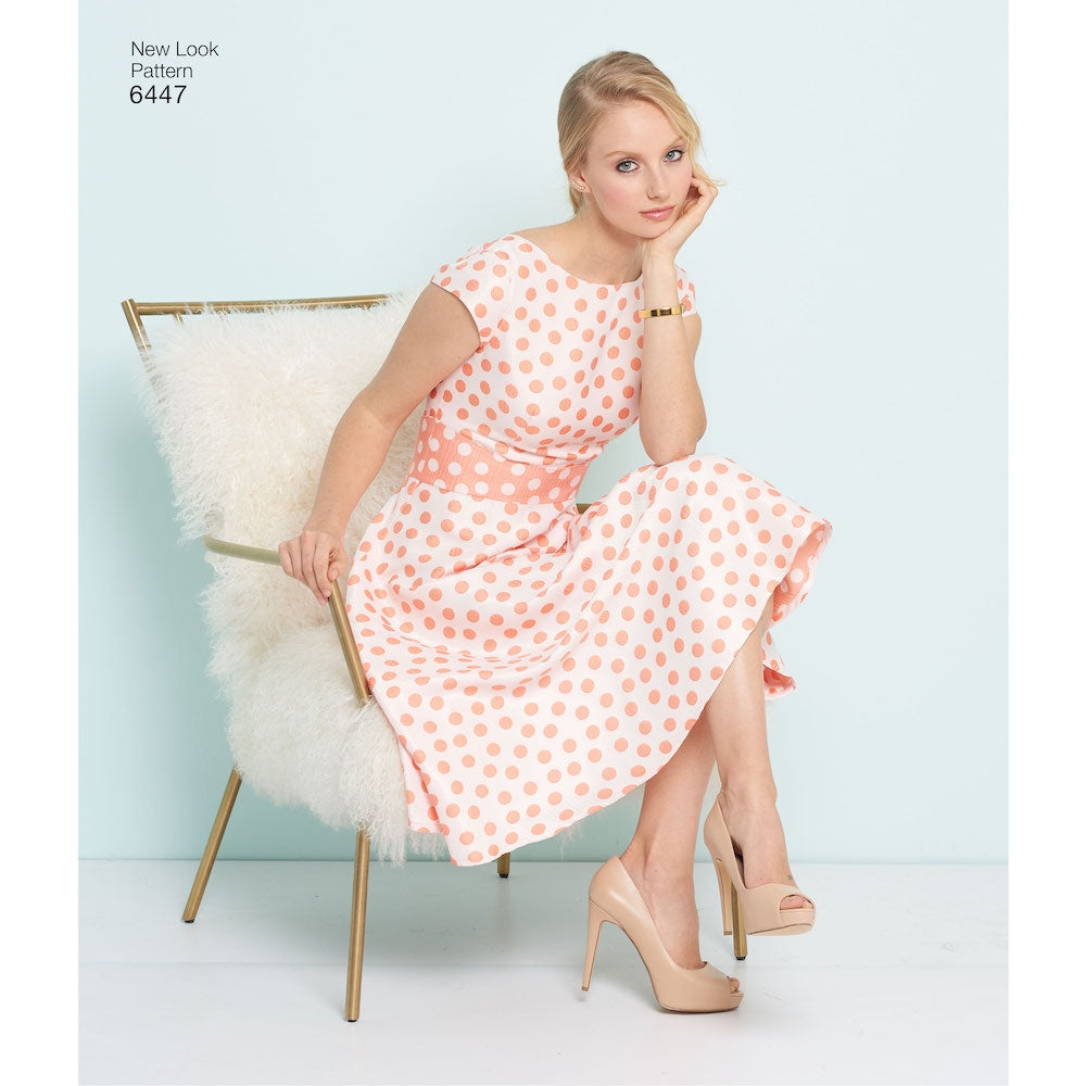 Newlook Pattern 6414 Misses' Tunic and Top with Neckline Variations