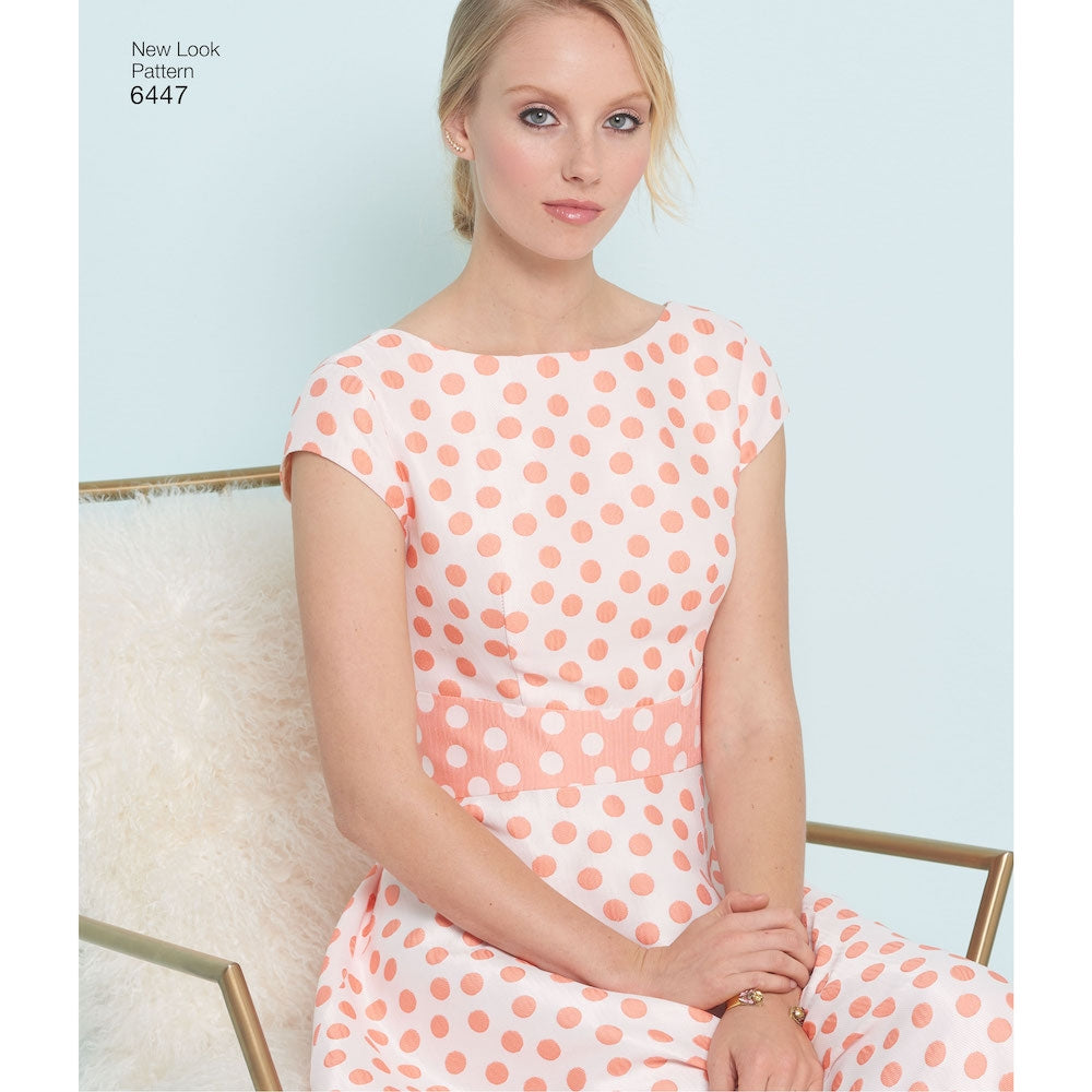 Newlook Pattern 6414 Misses' Tunic and Top with Neckline Variations