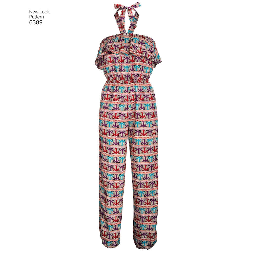 Newlook Pattern 6298 Misses' Knit Dress with Neckline & Length Variations