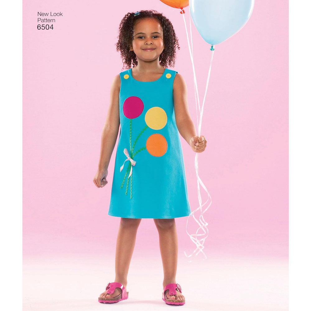 Newlook Pattern 6452 Misses' Tops with Bodice and Hemline Variations