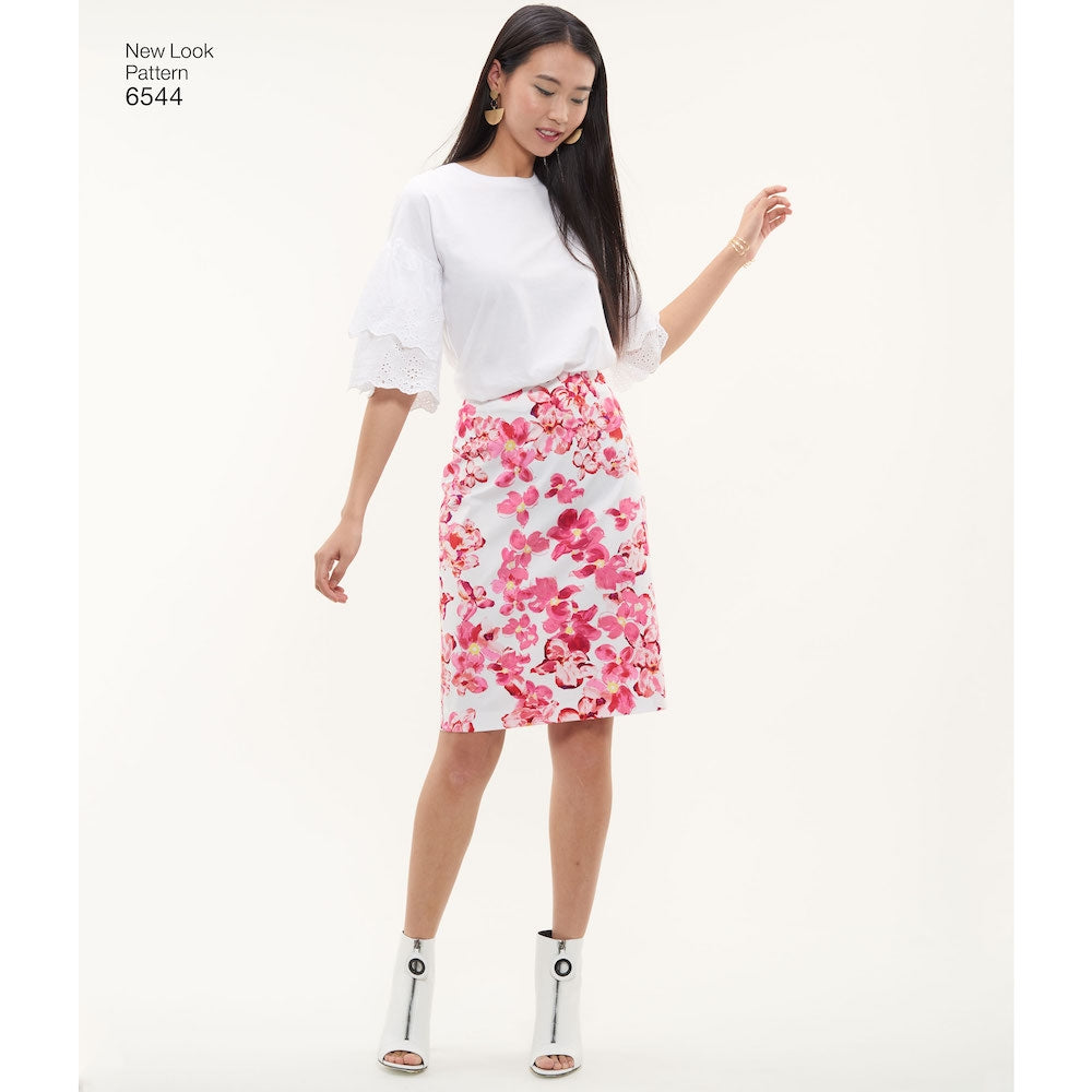 Newlook Pattern 6524 Women’s Dress with Sleeve Variations