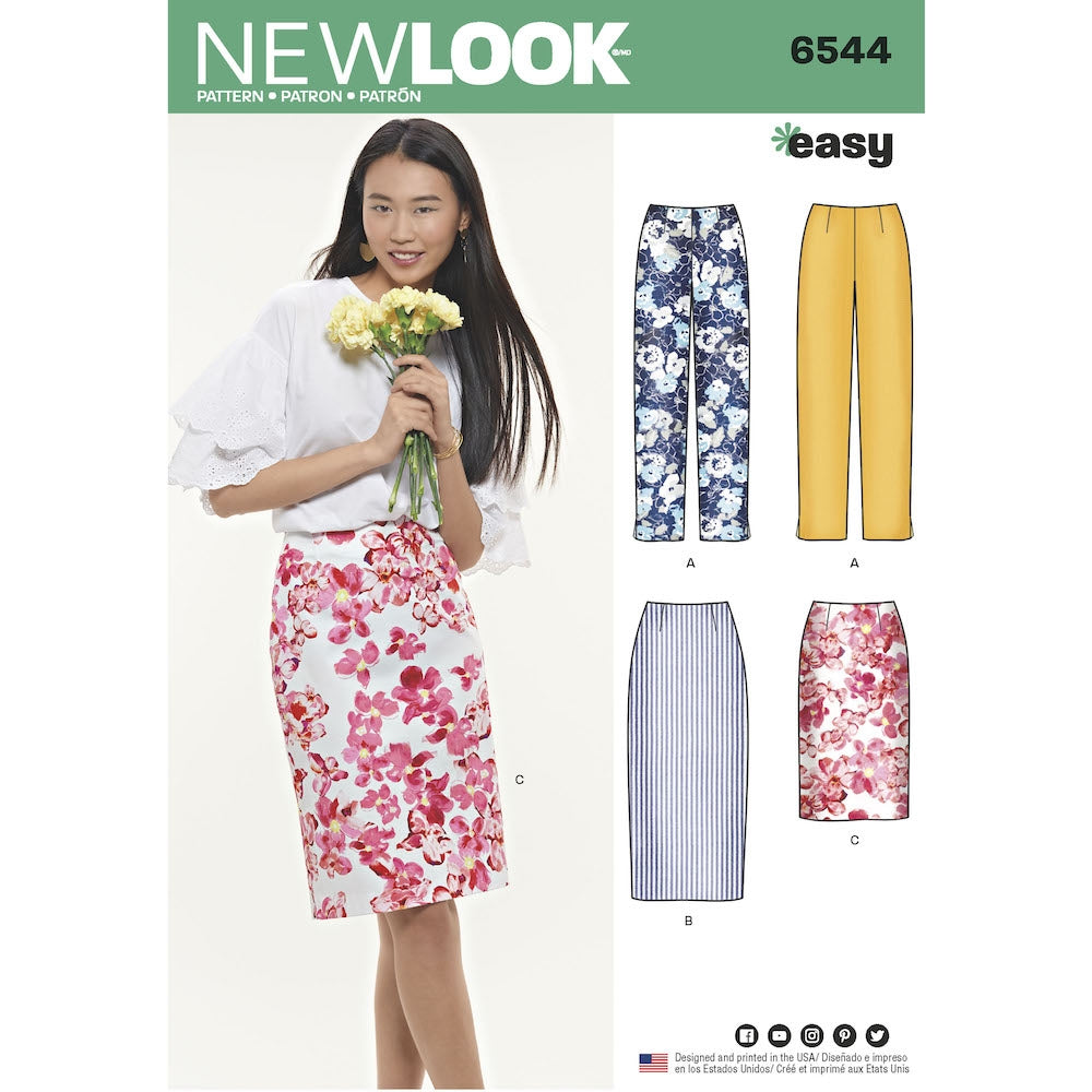 Newlook Pattern 6522 Child's and Girls' Dresses and Top