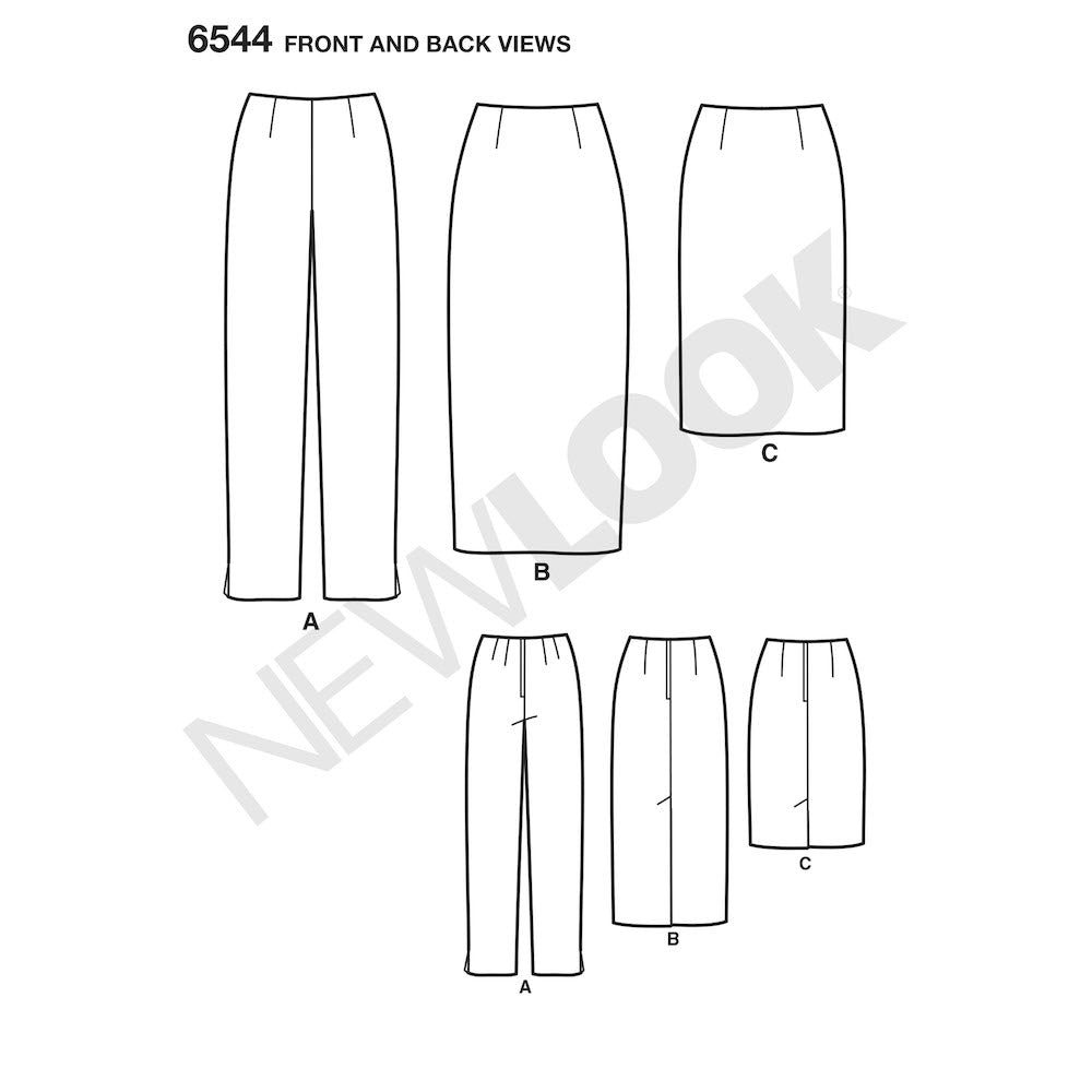 Newlook Pattern 6524 Women’s Dress with Sleeve Variations