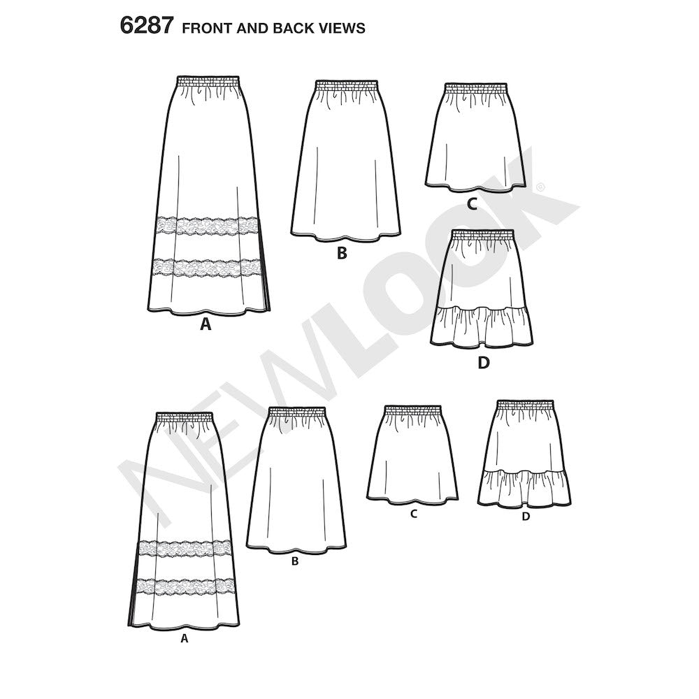 Newlook Pattern 6197 Misses' and Men's Shirts