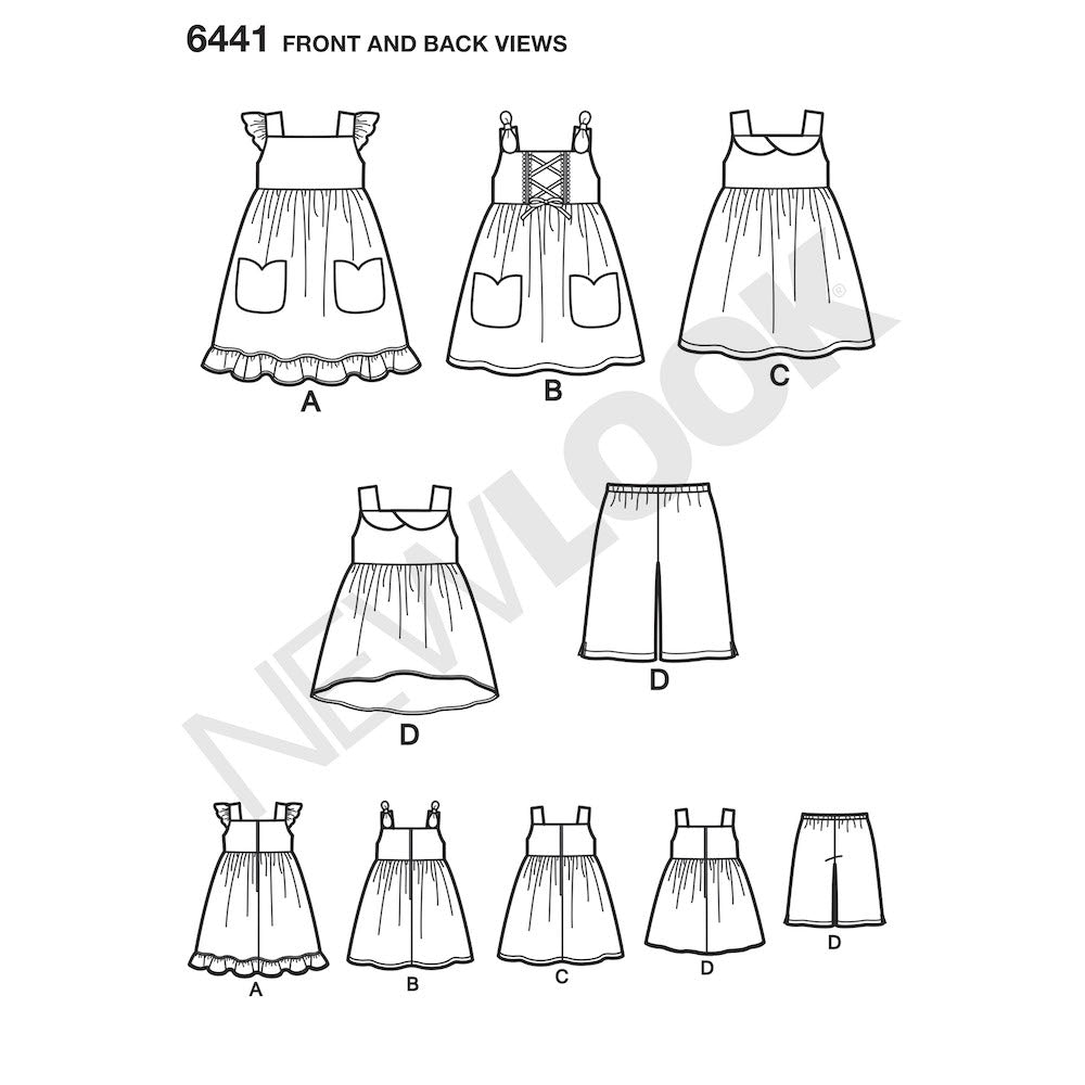 Newlook Pattern 6404 Misses' and Men's Separates