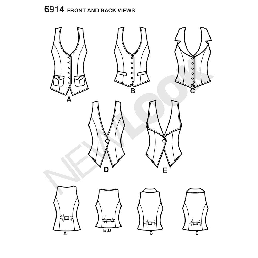 Newlook Pattern 6602 Misses Dresses
