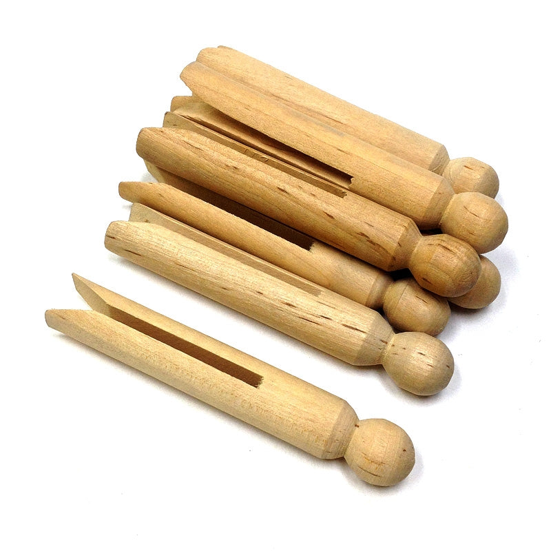 Wooden Dolly Clothes Pegs