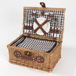 Willow Picnic Basket Red Gingham Liner