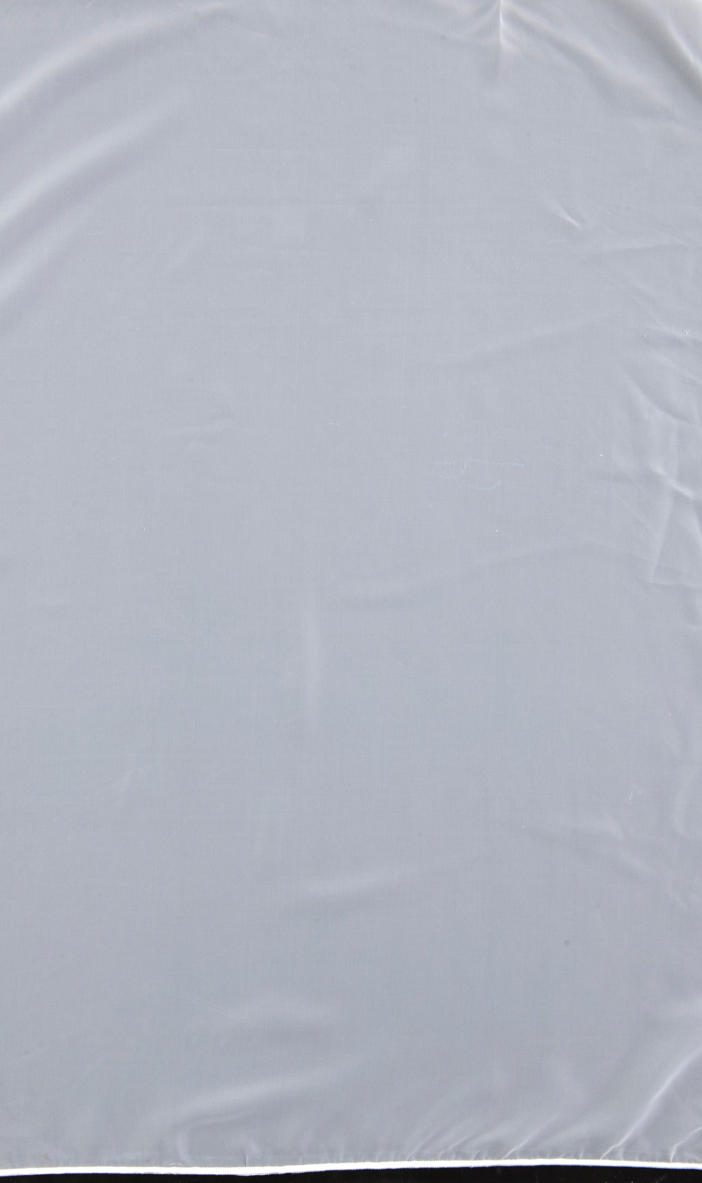 Woven Voile Curtain Fabric, White- 213cm Drop