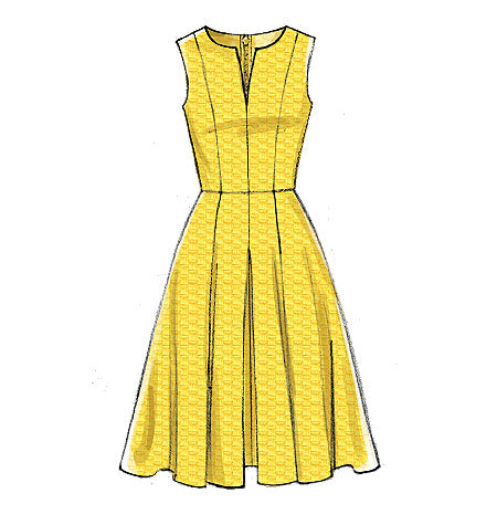 Vogue Pattern V9167 Misses' Notch-Neck Princess-Seam Dresses – Lincraft