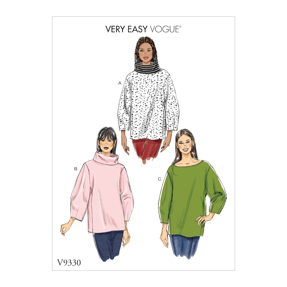 Vogue Pattern V9330 OSZ (XSM-SML-MED-LRG-XLG)