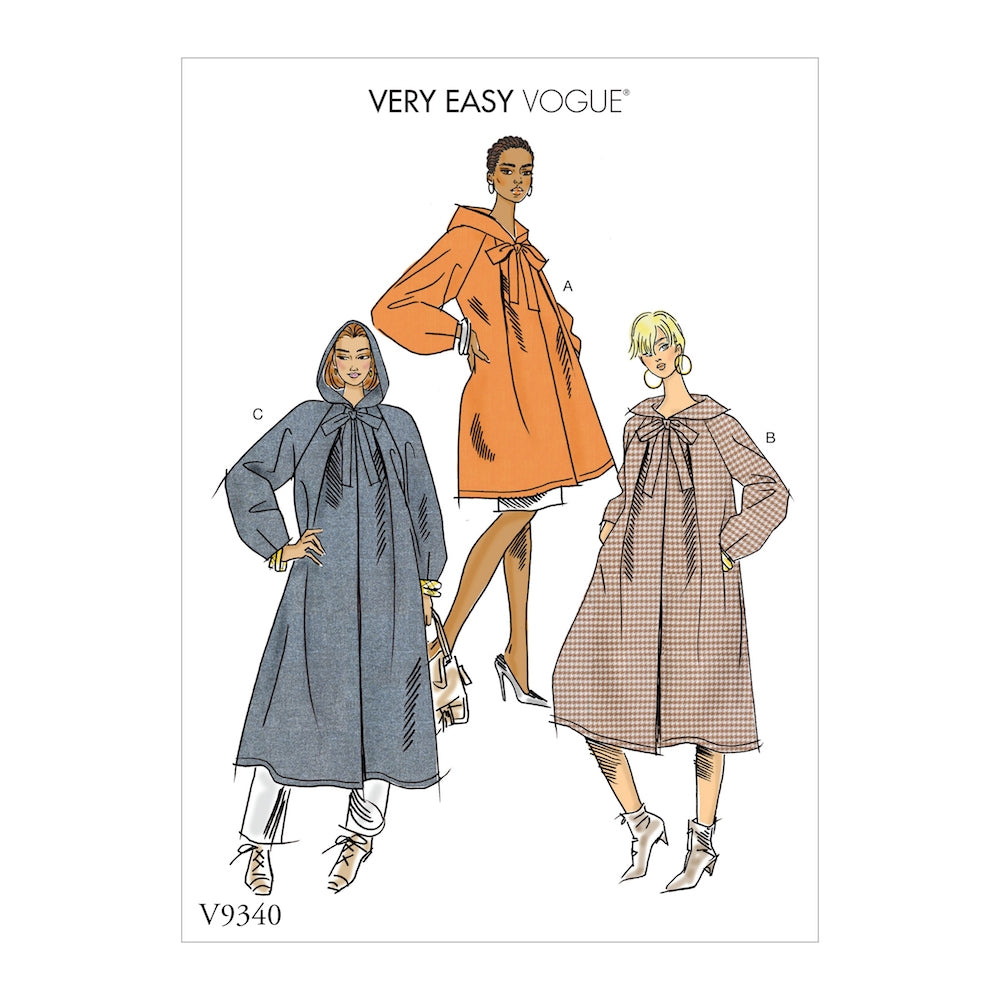 Vogue Pattern V9340 Y (XSM-SML-MED)