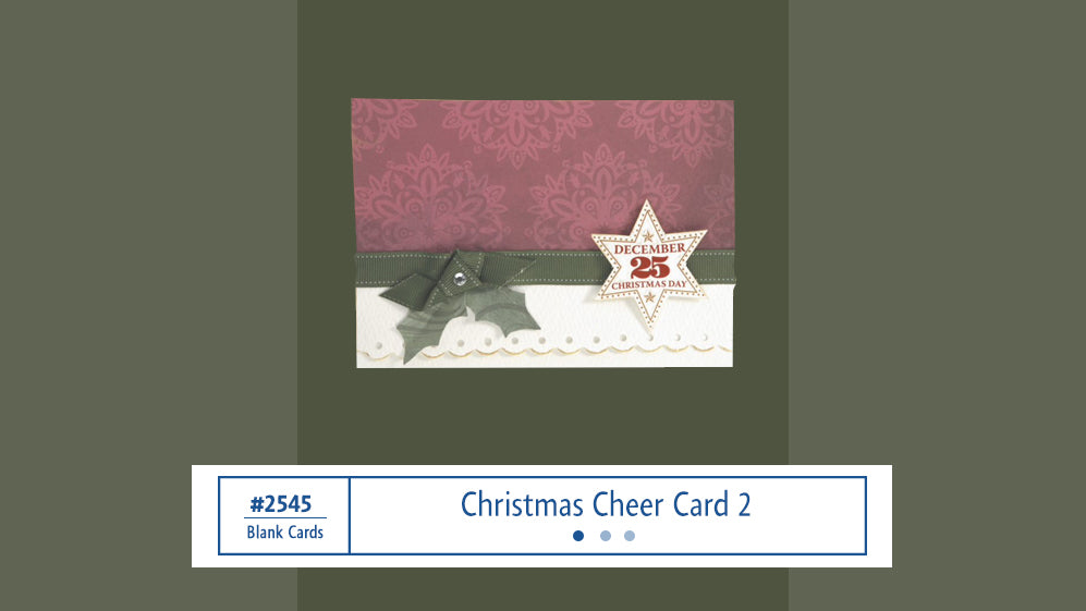 #2545 Christmas Cheer Card 2