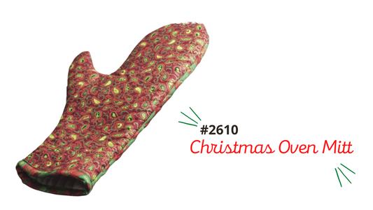 #2610 Christmas Oven Mitt