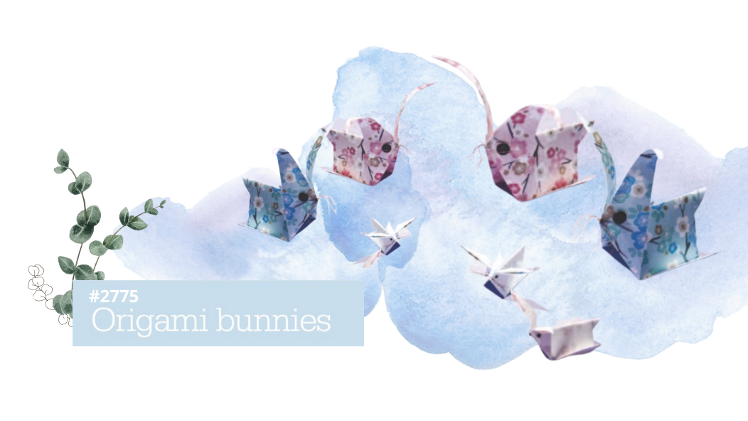 #2775 Origami Bunnies