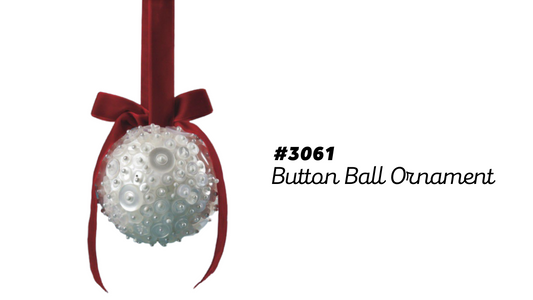 #3061 Button Ball Ornament