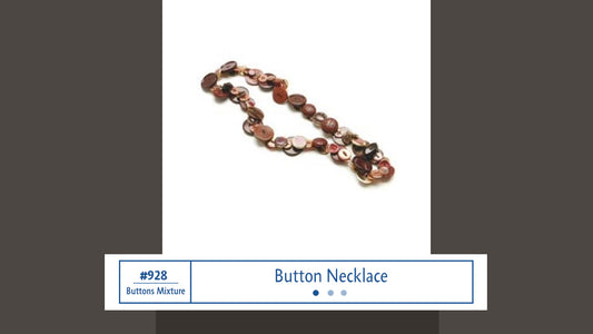 #928 Button Necklace