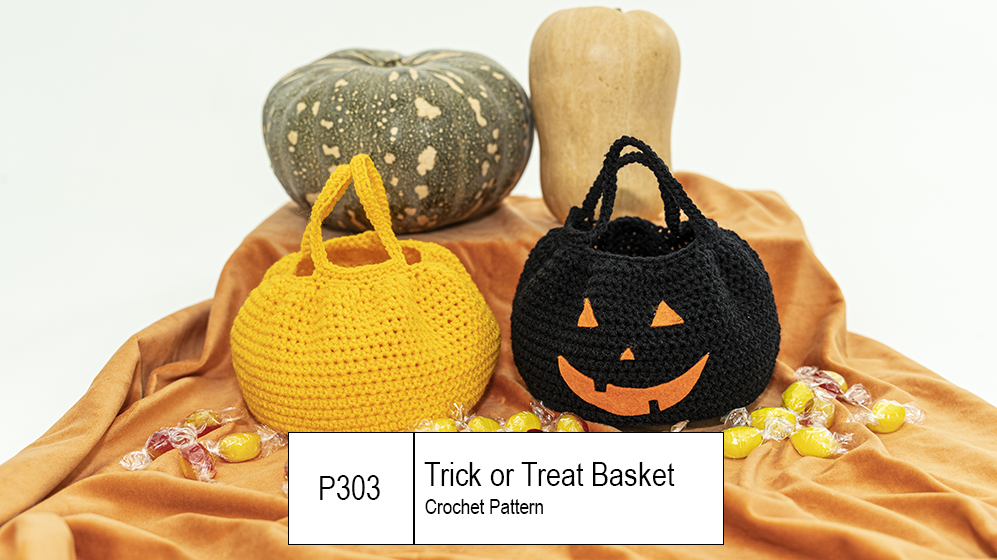 P304 Trick or Treat Basket Lincraft