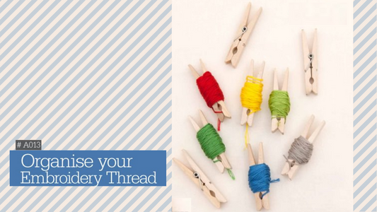 Organise your Embroidery Thread A013