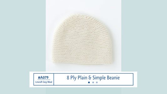 A079 8ply Plain & Simple Beanie