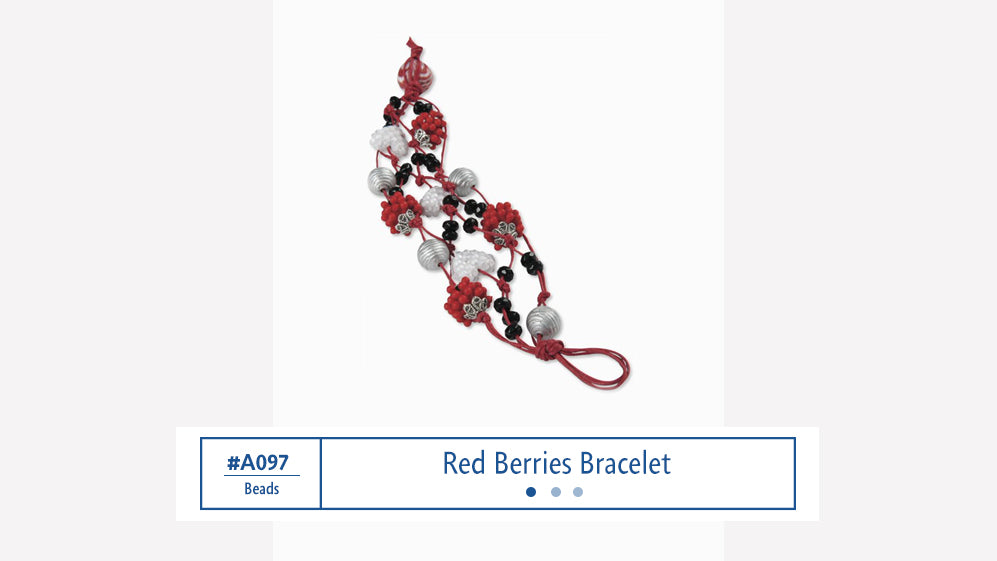 A097 Red Berries Bracelet