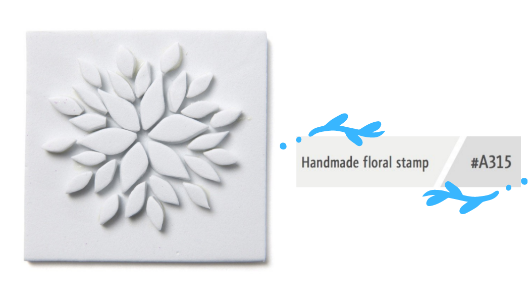 A315 Handmade Floral Stamp