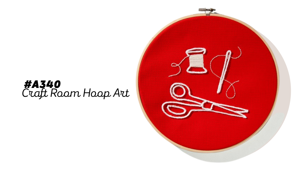 A340 Craft Room Hoop Art