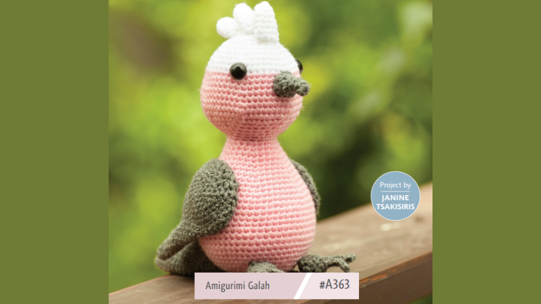 A363 Amigurumi Galah