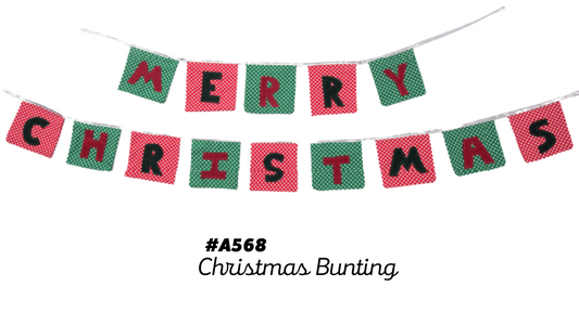 A568 Christmas Bunting