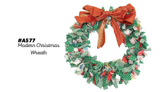 A577 Modern Christmas Wreath