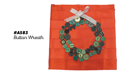 A583 Button Wreath