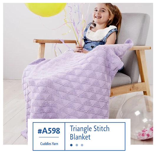 A598 Triangle Stitch Blanket