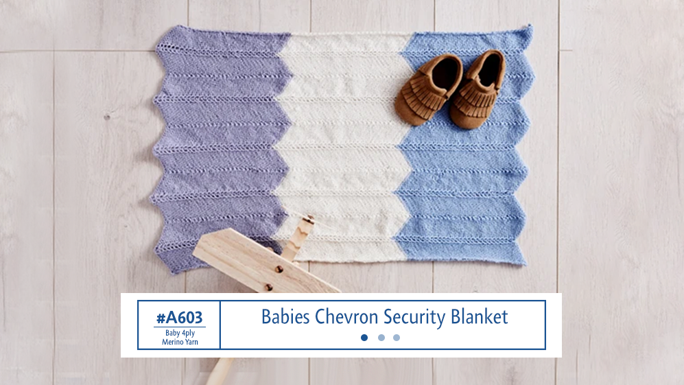 A603 Babies Chevron Security Blanket