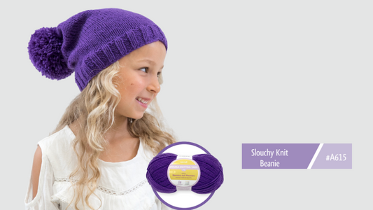 A615 Slouchy Knit Beanie for Beanies Not Meanies