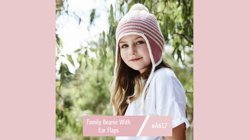 A617 Family Beanie With Ear Flaps