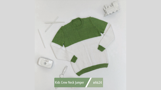 A624 Kids Crew Neck Jumper