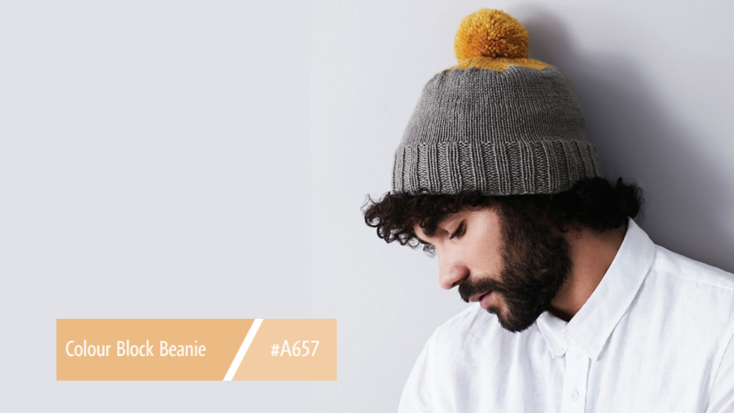 A657 Colour Block Beanie