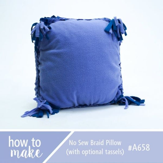 A658 No Sew Braid Pillow (with optional tassels)