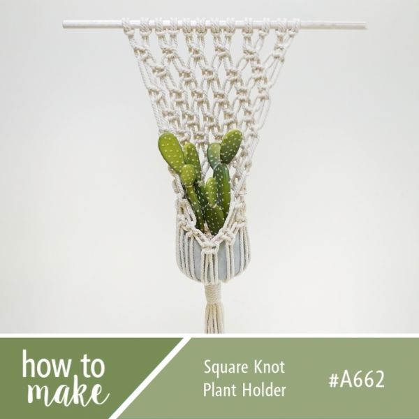 A662 Square Knot Plant Holder