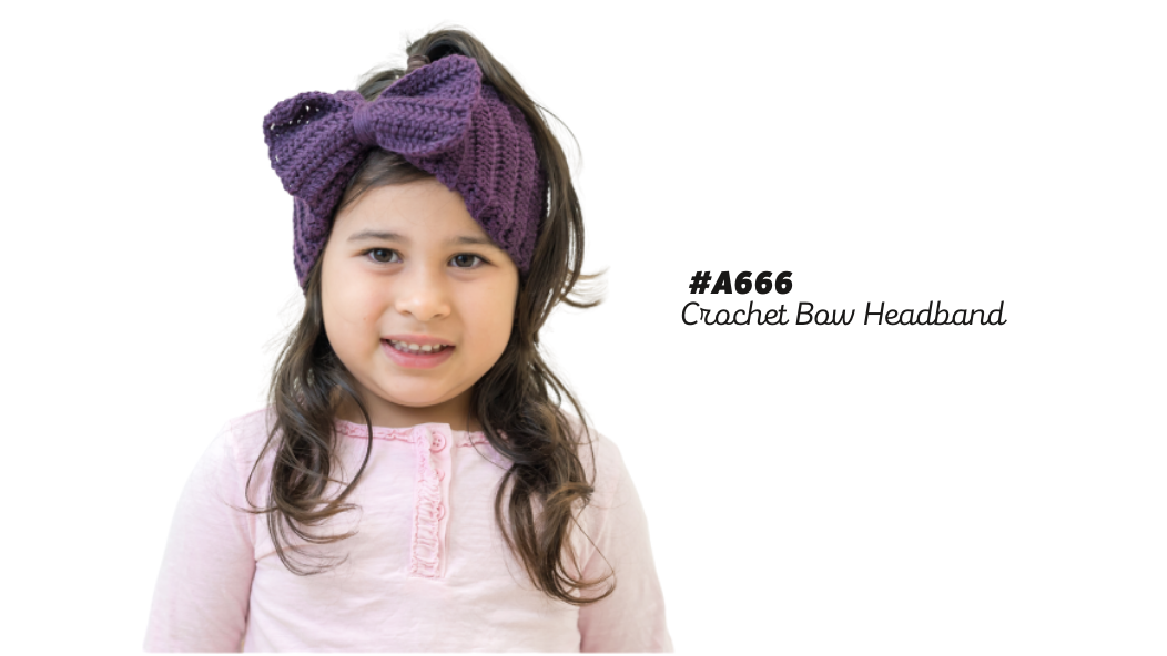 A666 Crochet Bow Headband