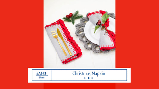 A692 Christmas Napkin