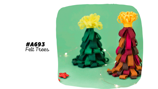 #A693 Felt Trees